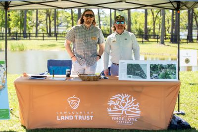 Community Lands Director Sam Seawell and Rural Land Protection Director Josh Bell